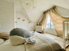 Maison Maillots et Bigorneaux, 19 pers, jacuzzi, 40m de la mer